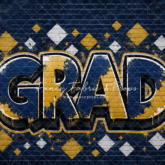 Blue & Gold Grad - With Sweep Option