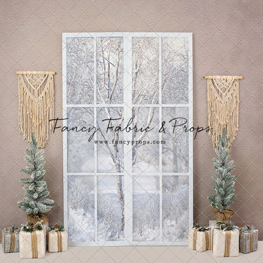 Boho Fireplace Window