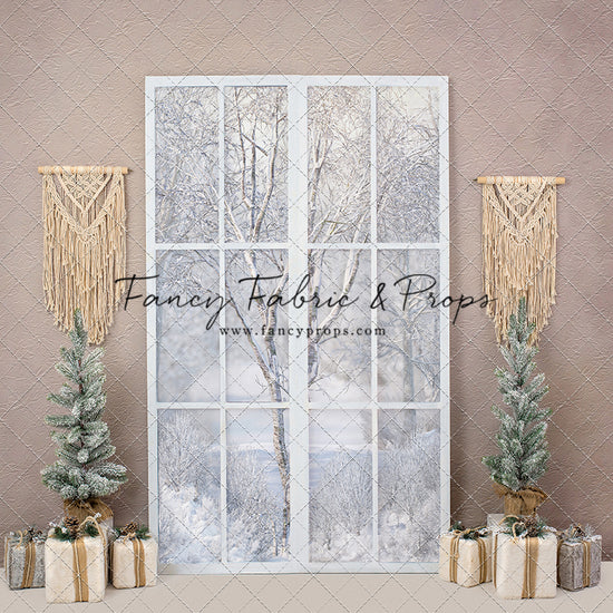 Boho Fireplace Window