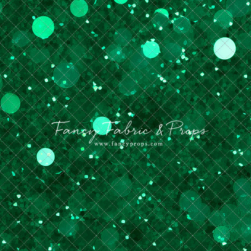 Bright Emerald Bokeh - Petite