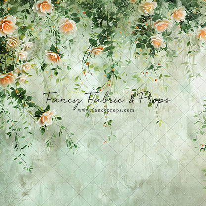 Cascading Peach Blooms- Petite