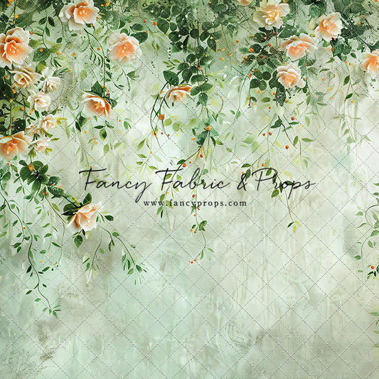 Cascading Peach Blooms- Petite