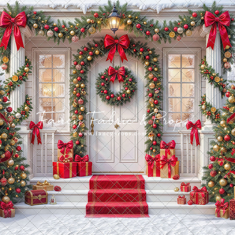 Christmas Front Porch Classic - With Sweep Option