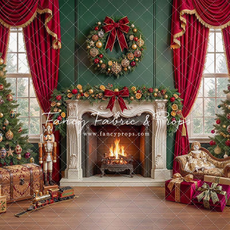 A Christmas Keepsake Parlor - with Sweep Option