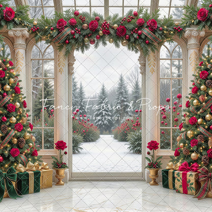 Christmas Rose Gala - with Sweep Option