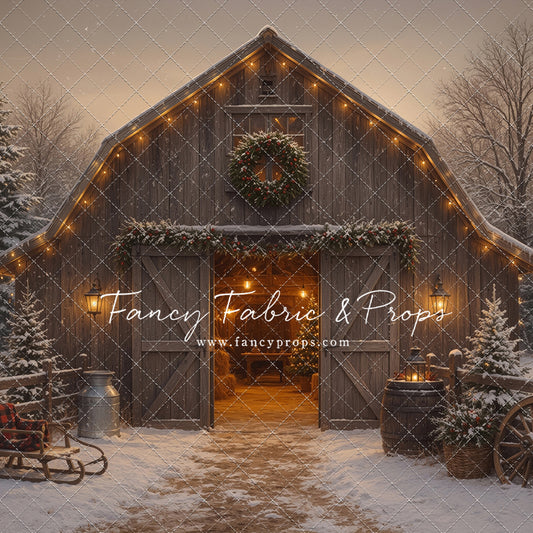 Christmas In The Timber Barn - with Sweep Option