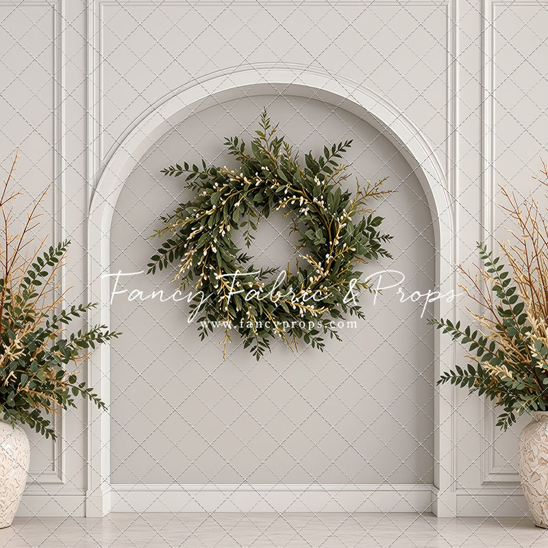 Clean Evergreen Arch - With Sweep Option