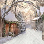 Country Christmas Store Street - with Sweep Option