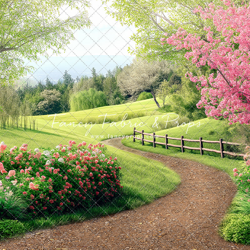 Country Road In Bloom - With Sweep Option