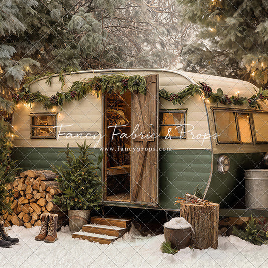 Cozy Camper Christmas - with Sweep Option