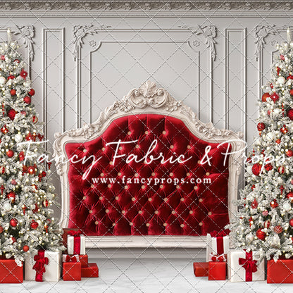 Crimson Christmas Headboard