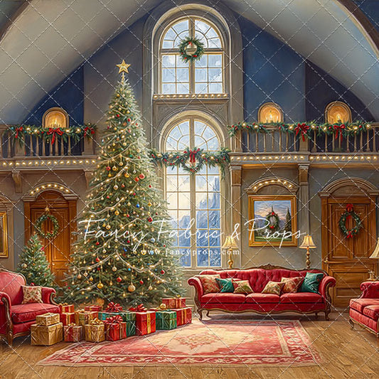 Elegant Christmas Chateau - with Sweep Option