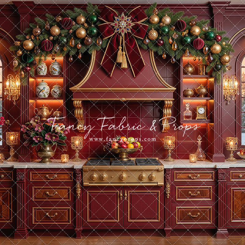 Elegant Scarlet Kitchen - With Sweep Option