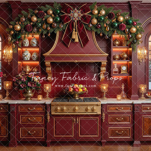 Elegant Scarlet Kitchen - With Sweep Option