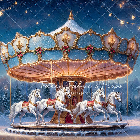 Enchanted Holiday Carousel - With Sweep Option