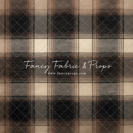 Espresso Flannel - With Sweep Option