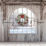 Farmhouse Christmas Window