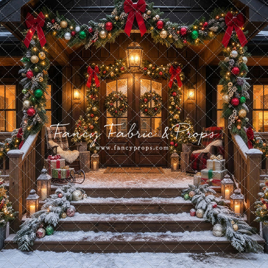 Festive Front Porch - With Sweep Option