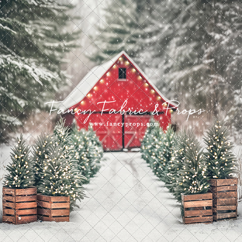 Festive Pickup Truck Farm - with Sweep Option