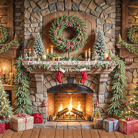 Fireside Christmas Magic - with Sweep Option