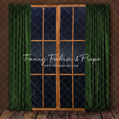 Fireside Evergreen Window