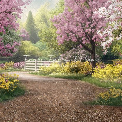 Flowering Spring Path - With Sweep Option