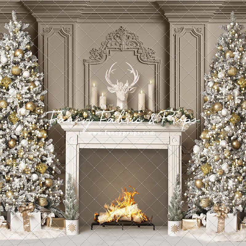 Frosted Fireside Glow