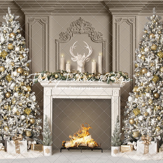 Frosted Fireside Glow