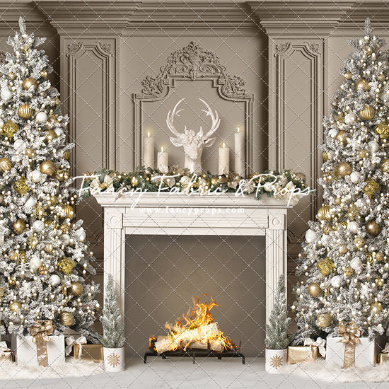 Frosted Fireside Glow