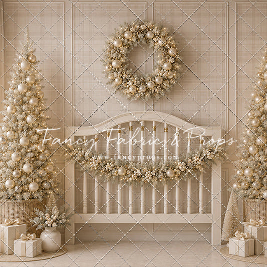 Frosted Holiday Headboard