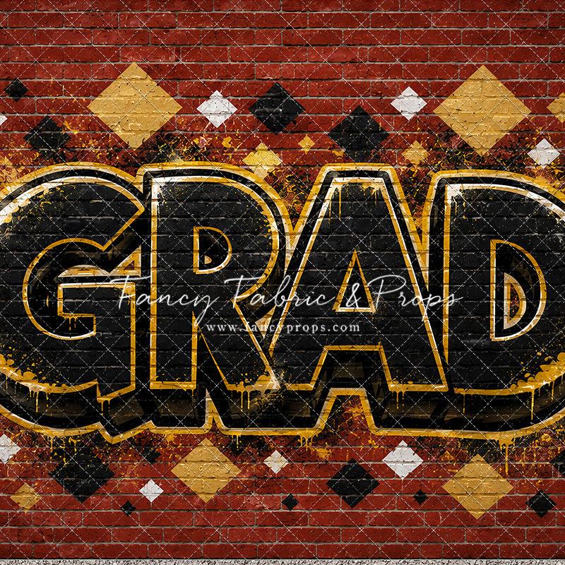 Gold & Black Grad - With Sweep Option