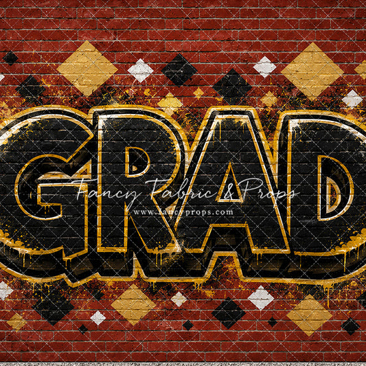 Gold & Black Grad - With Sweep Option