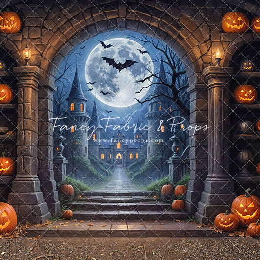 Gothic Halloween Gateway - Dirt Floor - With Sweep Option