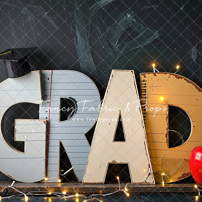 Grad Day – Fancy Fabric & Props