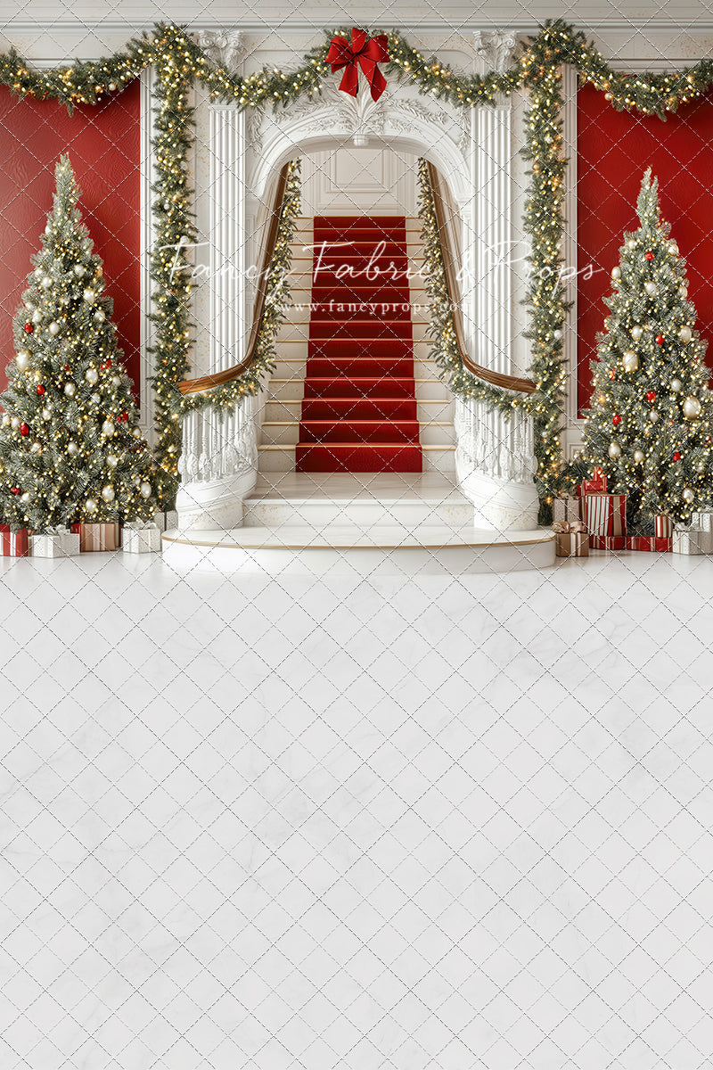 Grand Christmas Staircase - with Sweep Option