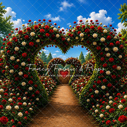 Heart Shaped Garden - With Sweep Option
