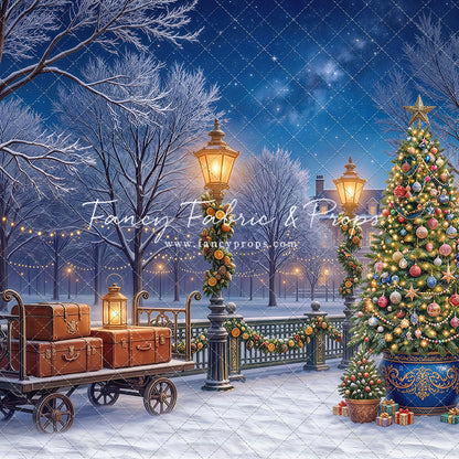 Holiday Train Station - With Sweep Option