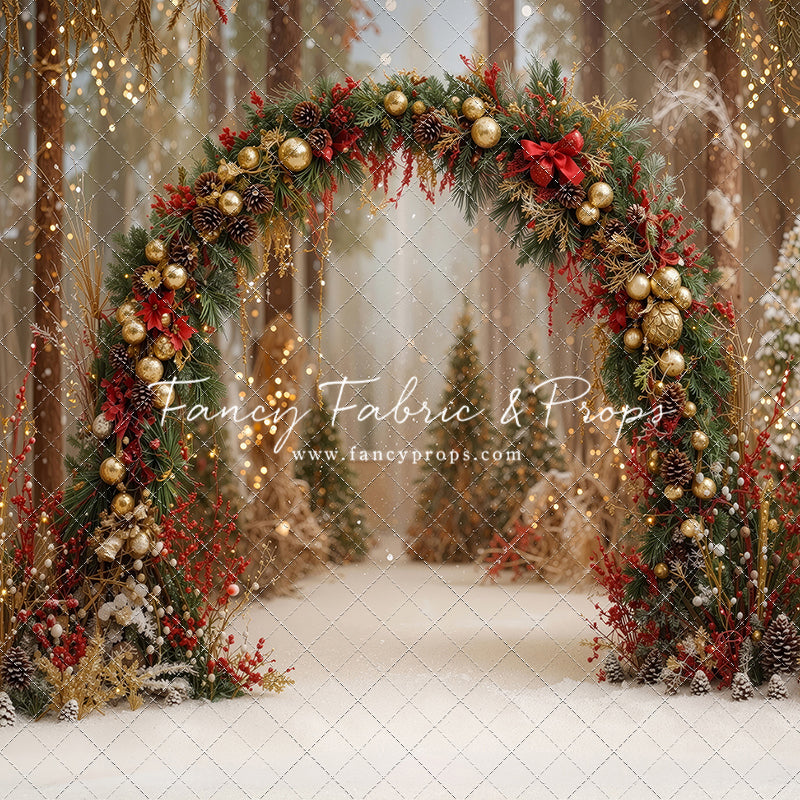 Holly & Pine Archway - With Sweep Option
