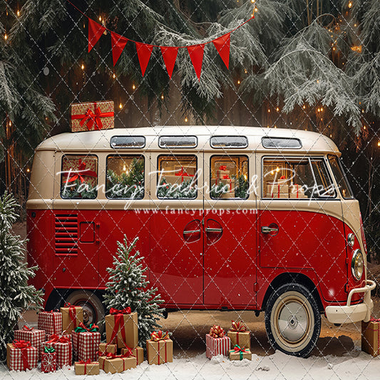 Merry Little Bus Stop - with Sweep Option