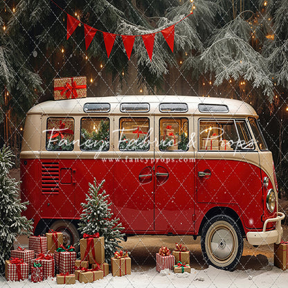 Merry Little Bus Stop - with Sweep Option