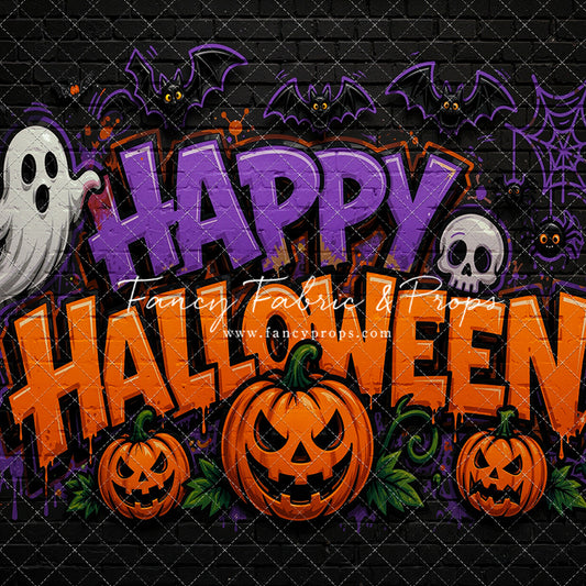 Midnight Graffiti Halloween - With Sweep Option