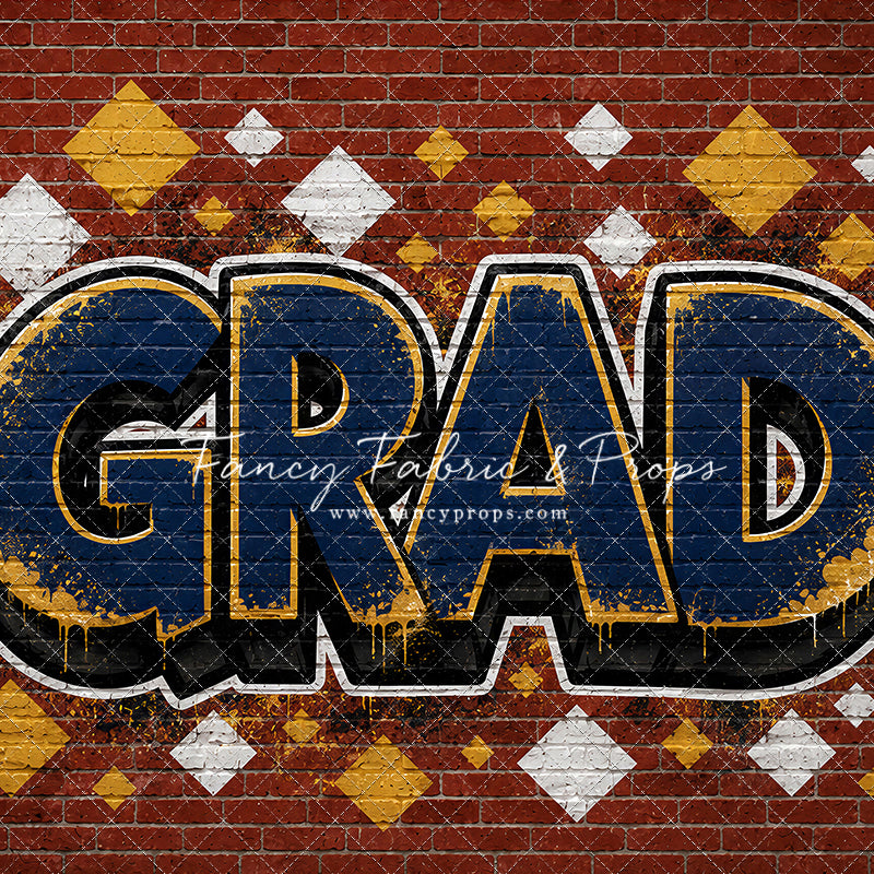 Navy & Gold Grad - With Sweep Option