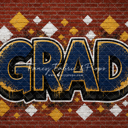 Navy & Gold Grad - With Sweep Option
