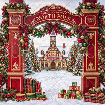 North Pole Town Hall - with Sweep Option