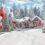North Pole Cozy Street - with Sweep Option