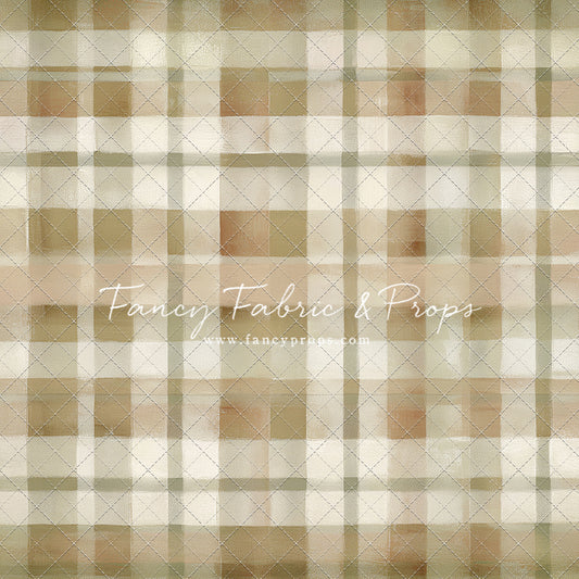 Oatmilk Plaid - With Sweep Option