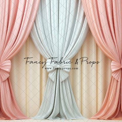 Pastel Bow Swag - With Sweep Option