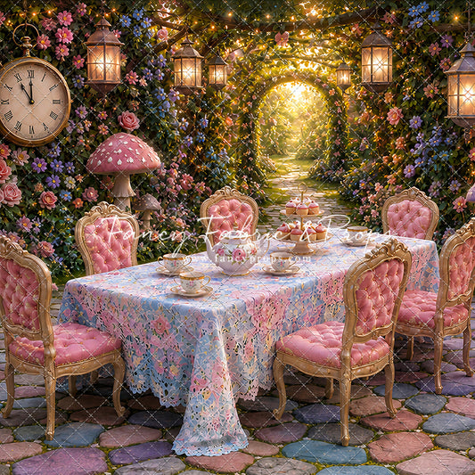 Pastel Tea Party - With Sweep Option