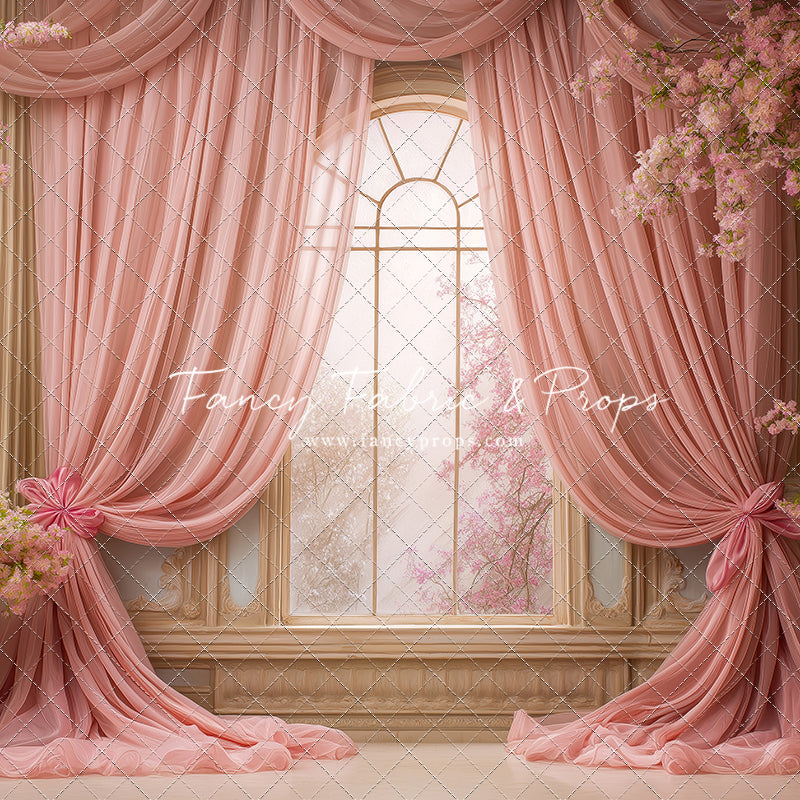 Pink Blossom Parlor - With Sweep Option