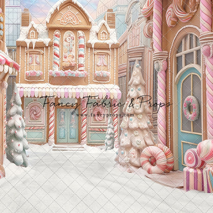 Pastel Gingerbread Street - With Sweep Option